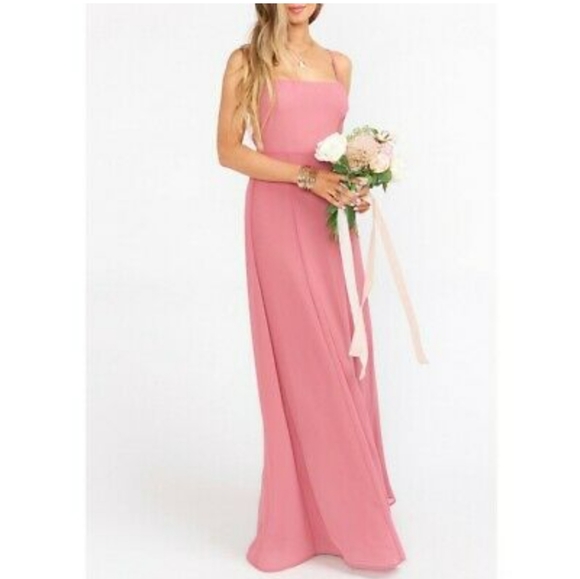 Show Me Your Mumu Lauren Tie Back Dress in Sunset Rose Pink - Picture 7 of 11